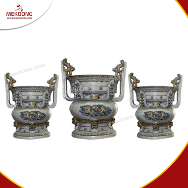 Bộ Lư Hương Thờ Cúng 3 Cái