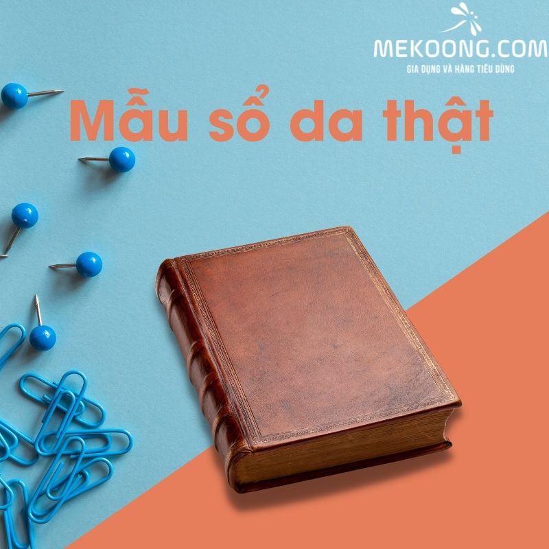 Mẫu sổ da thật