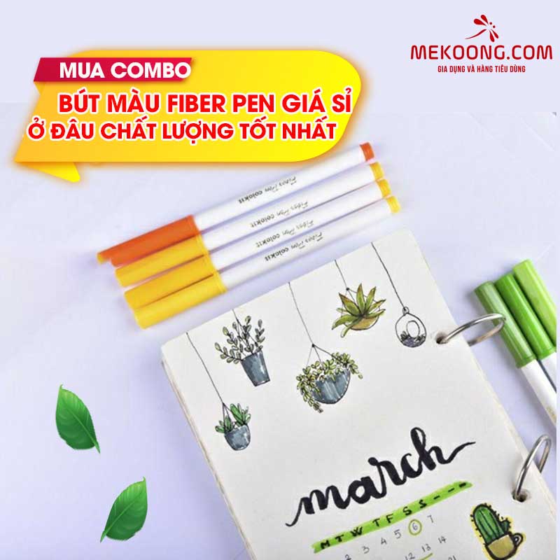 Mua combo Bút màu fiber pen giá sỉ ở đâu chất lượng tốt nhất