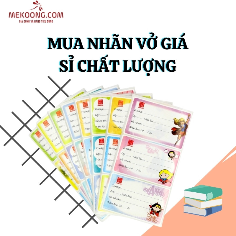 Mua nhãn vở giá sỉ chất lượng