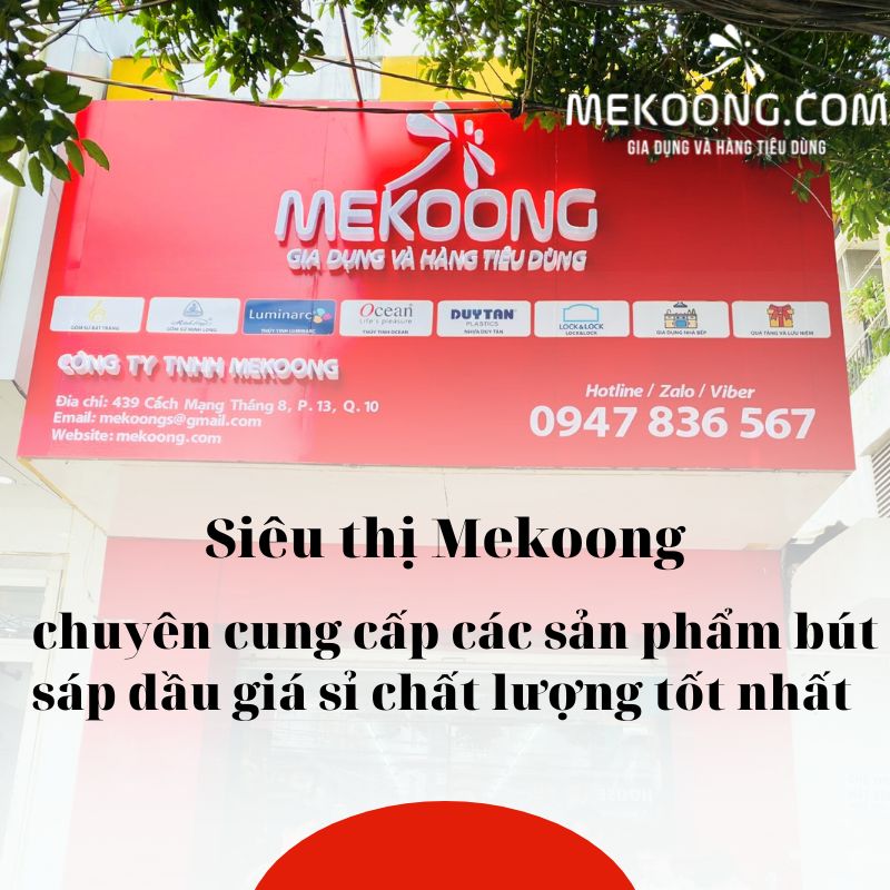 Siêu thị Mekoong - chuyên cung cấp các sản phẩm bút sáp dầu giá sỉ chất lượng tốt nhất