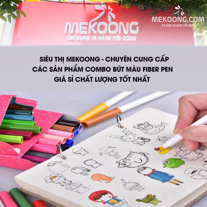 Siêu thị Mekoong - chuyên cung cấp các sản phẩm combo Bút màu fiber pen giá sỉ chất lượng tốt nhất