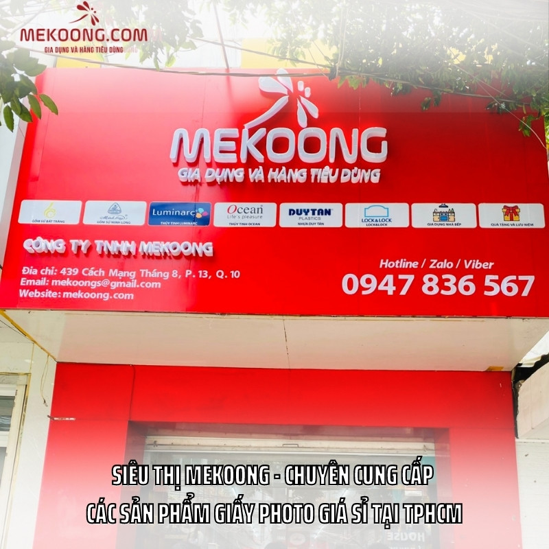 Siêu thị Mekoong - chuyên cung cấp các sản phẩm giấy photo giá sỉ tại TPHCM