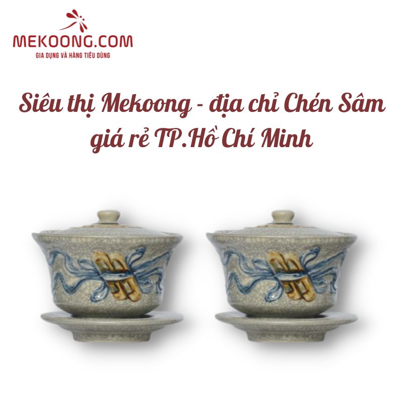 Siêu thị mekoong - địa chỉ chén sâm giá rẻ TPHCM