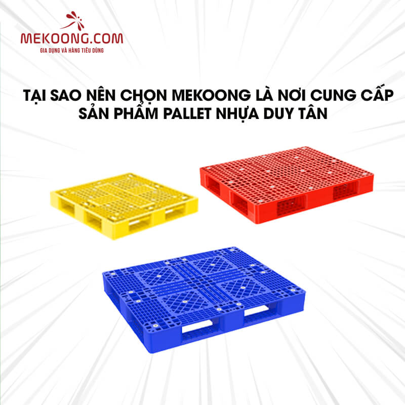 Tại sao nên chọn Mekoong là nơi cung cấp Sản Phẩm Pallet Nhựa Duy Tân
