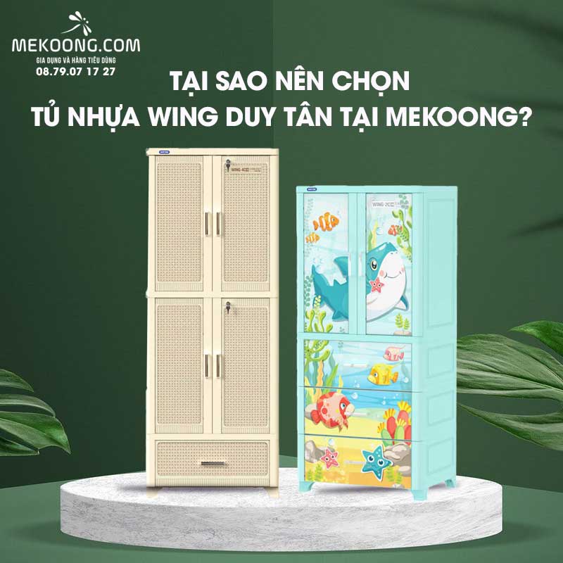 Tại sao nên chọn Tủ nhựa Wing Duy Tân Tại Mekoong