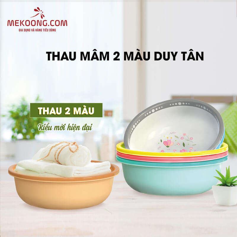 Thau Mâm 2 màu Duy Tân mekoong