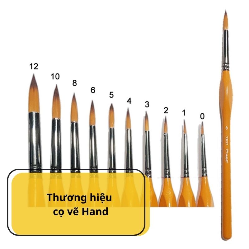 Thương hiệu cọ vẽ Hand