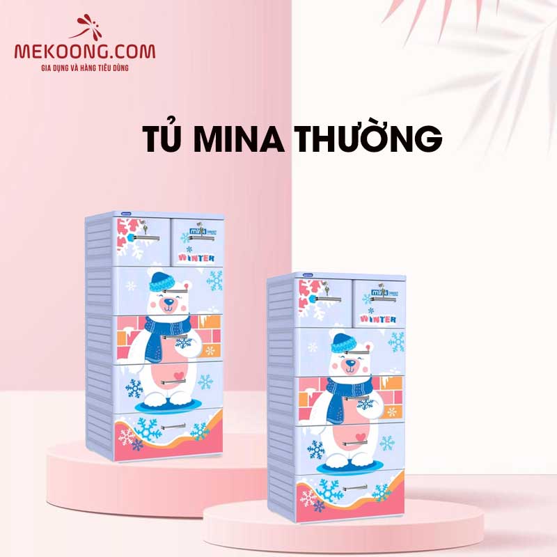 Tủ nhựa Mina Duy Tân thường