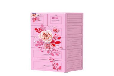 Tủ nhựa Tabi thường 5 tầng 6 ngăn Hồng No.H159 Duy Tân Cao Cấp