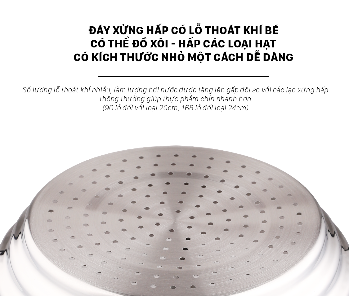 Xửng hấp Inox 304 thông minh Kalpen SSK-28