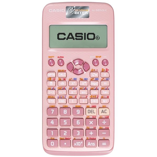 Máy Tính Casio FX580VN X-PK (Màu Hồng)