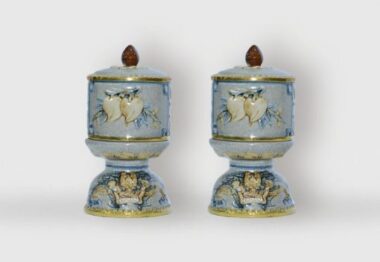 Đài Thờ Men Rạn Bọc Đồng Bát Tràng