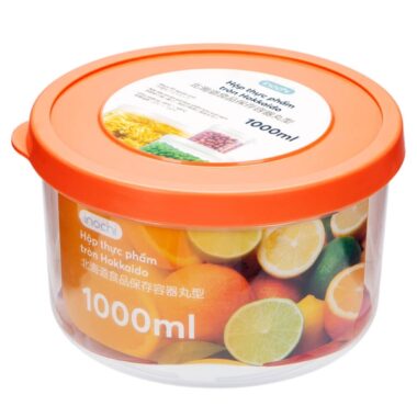 Hộp thực phẩm tròn Hokkaido 1000ml