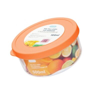 Hộp thực phẩm tròn Hokkaido 500ml