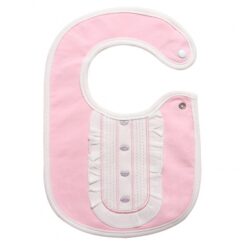 Yếm sơ sinh Mom's care cổ bèo hồng 4069-14