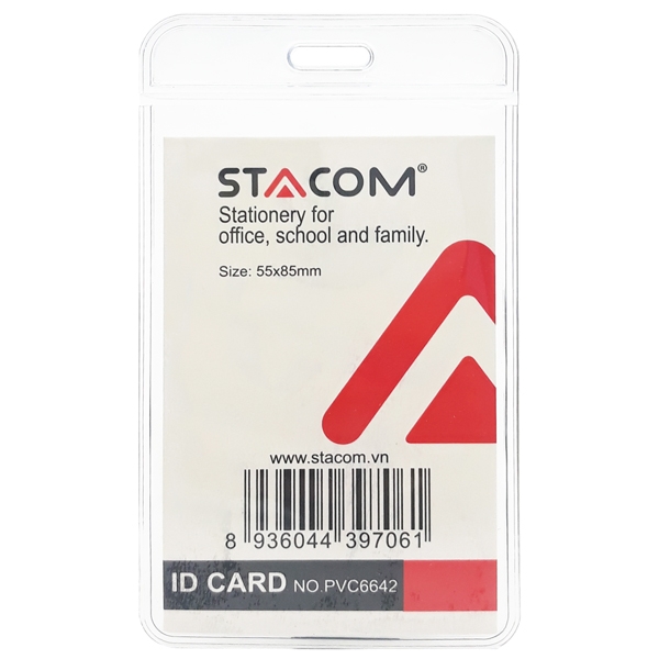 Bảng Tên Nhựa Dọc Stacom ID-PVC6642