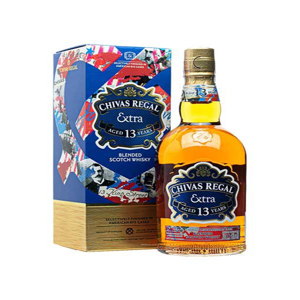 Quà Tết Rượu Vang Chivas Extra 13 Năm American Rye Cask Cao Cấp Mekoong