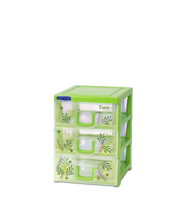 Tủ Tomi S No.1136 3 Ngăn Xanh Lá Duy Tân Mekoong