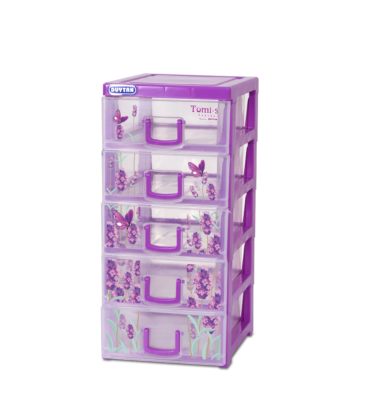 Tủ Tomi S No.1136 5 Ngăn Tím Duy Tân Mekoong