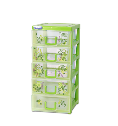 Tủ Tomi S No.1136 5 Ngăn Xanh Lá Duy Tân Mekoong