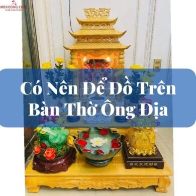 Sơ đồ bàn thờ ông địa thần tài