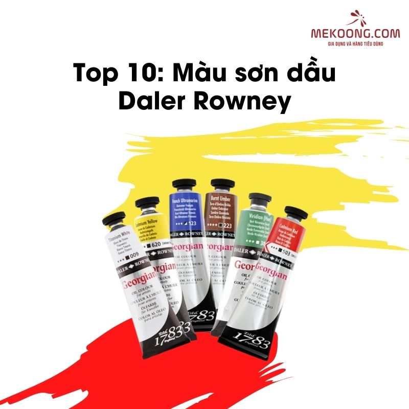 Top 10_ Màu sơn dầu Daler Rowney