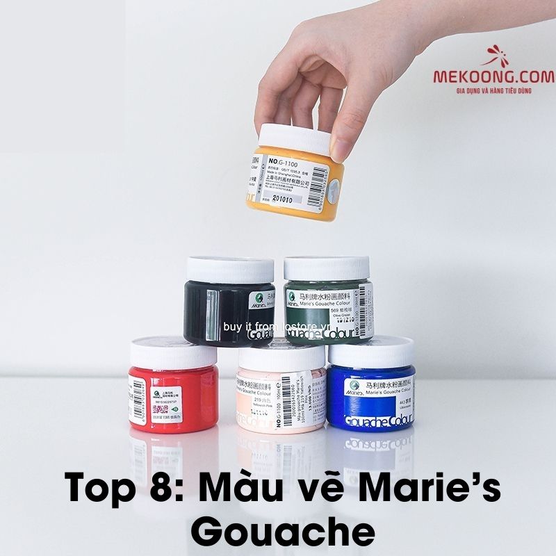 Top 8_ Màu vẽ Marie’s Gouache