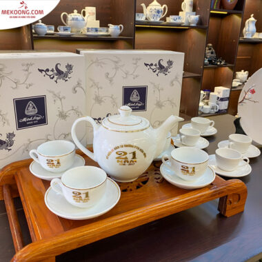 Ấm Chén Quà Tặng In Logo Kỷ Niệm No.4695 HG