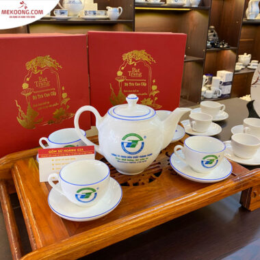 Ấm Chén Quà Tặng In Logo Thành Thịnh No.4715 Mekoong HG