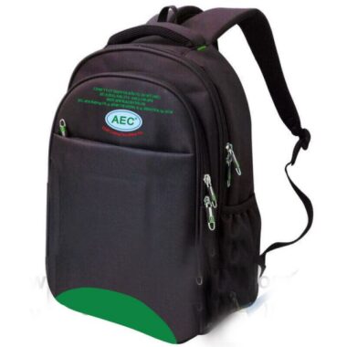 Ba lô in logo AEC Quà Tặng In Logo