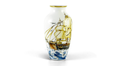 Bình hoa 27 cm - Thuận Buồm trang trí vàng Quà Tân Gia