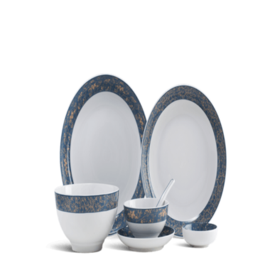 Bộ đồ ăn 23 sản phẩm - Camellia - Diệp Lục Quà Tri Ân