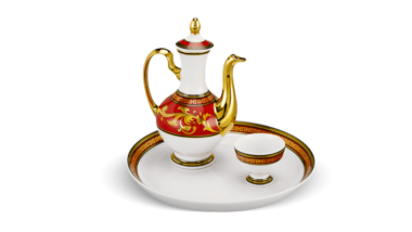 Bộ khay rượu 0.27 L - Hoàng Cung - Quốc Sắc Quà Tặng Gốm Sứ