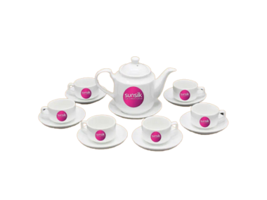 Quà Bảo Hiểm Bộ Ấm Chén In Logo Sunsilk