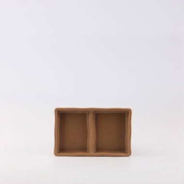 Chén Chấm 2 Ngăn DV104 Clay Dark Brown