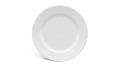 Dĩa tròn 18 cm - Jasmine - Trắng Quà Tặng Gốm Sứ