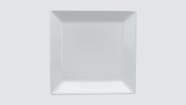 Dĩa vuông lá 29 cm - Daisy Trắng Quà Tặng Gốm Sứ