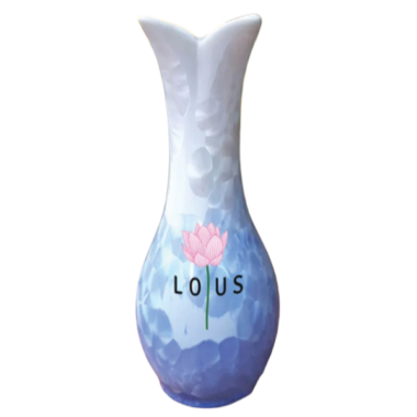 Lọ Hoa Men In Logo Dáng Cánh Quà Tri Ân