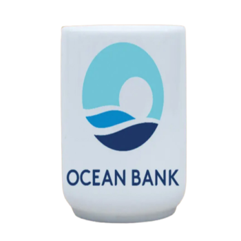 Ly Sứ Quà Tặng Bát Tràng In Logo Ocean Bank Quà Tri Ân MKQTA32