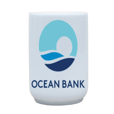Ly Sứ Quà Tặng Bát Tràng In Logo Ocean Bank Quà Tri Ân