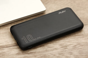 Pin sạc dự phòng Polymer 10000mAh Type C AVA+ PB100S Đen Quà Công Nghệ