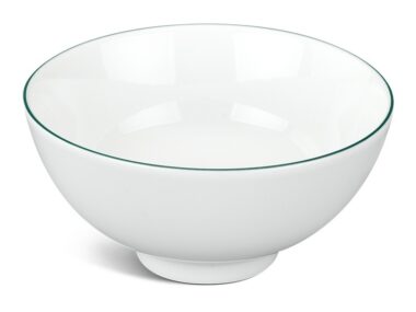 Quà Bảo Hiểm Chén Sứ Ăn Cơm In Logo Chỉ Xanh