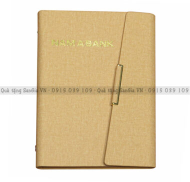 Quà Bảo Hiểm Sổ Tay In Logo Nam Á Bank