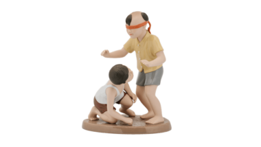 Quà Tân Gia Bịt Mắt Bắt Dê - Màu