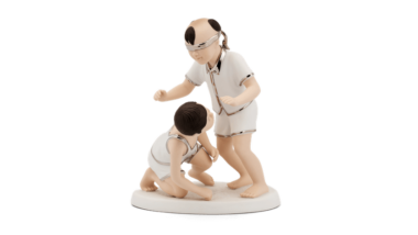 Quà Tân Gia Bịt Mắt Bắt Dê - Trang trí Bạch Kim