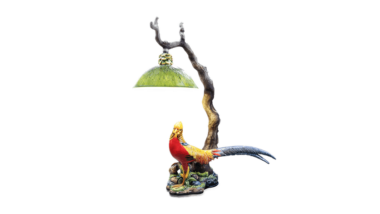 Quà Tân Gia Bộ Đèn Chim Trĩ - Trang trí màu