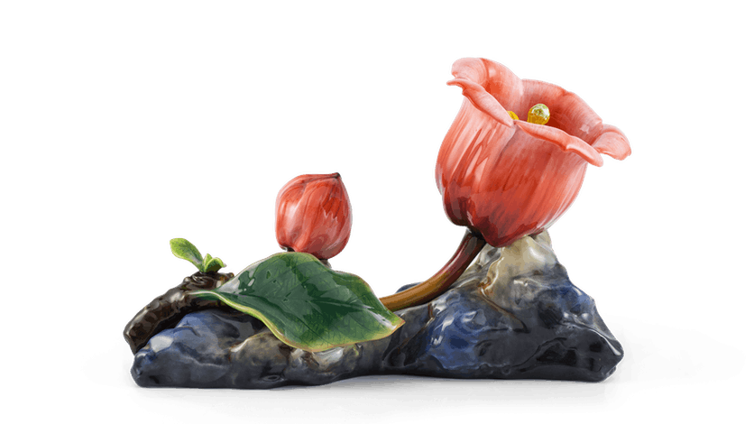 Quà Tân Gia Hoa Chuông 30 cm – Màu đỏ