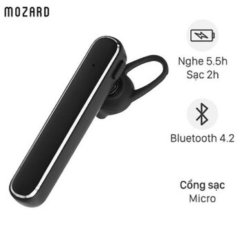 Tai nghe Bluetooth Mozard R559X Đen Quà Công Nghệ