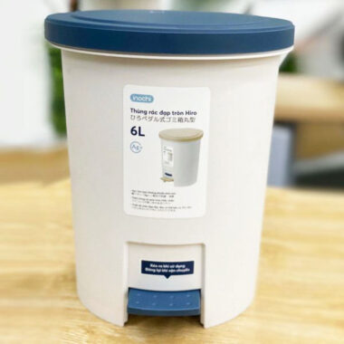 Thùng rác đạp tròn Hiro 6L
